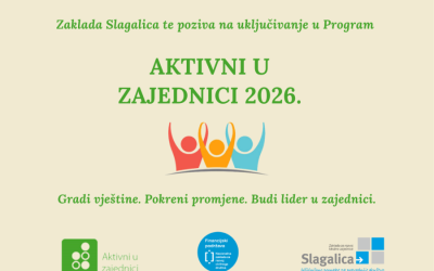 Javni poziv za uključivanje u program Aktivni u zajednici